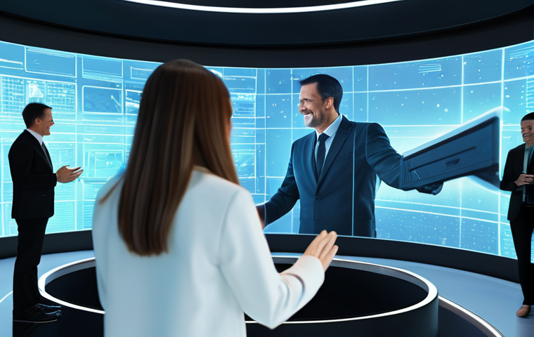 가상 추모 공간에서의 에세이 및 기록 작성 - Online Support Group**

"A diverse group of people participating in an online video call support gro...